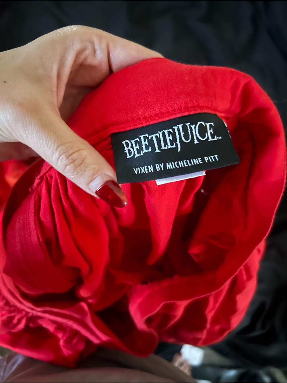 Vixen by Micheline Pitt Beetlejuice Dante’s inferno Circle Skirt - Picture 3 of 5